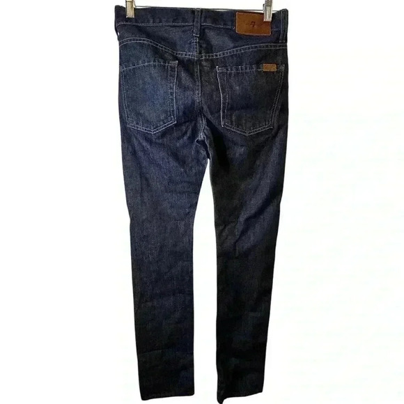 7 For All Mankind Men's Paxtyn Skinny Jeans Blue Size 29x31 Denim - Picture 5 of 8